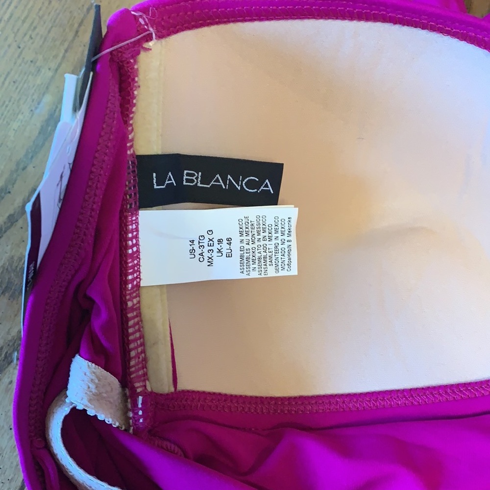 NWT‎ La Blanca Island Goddess Convertible Tankini - Picture 12 of 12
